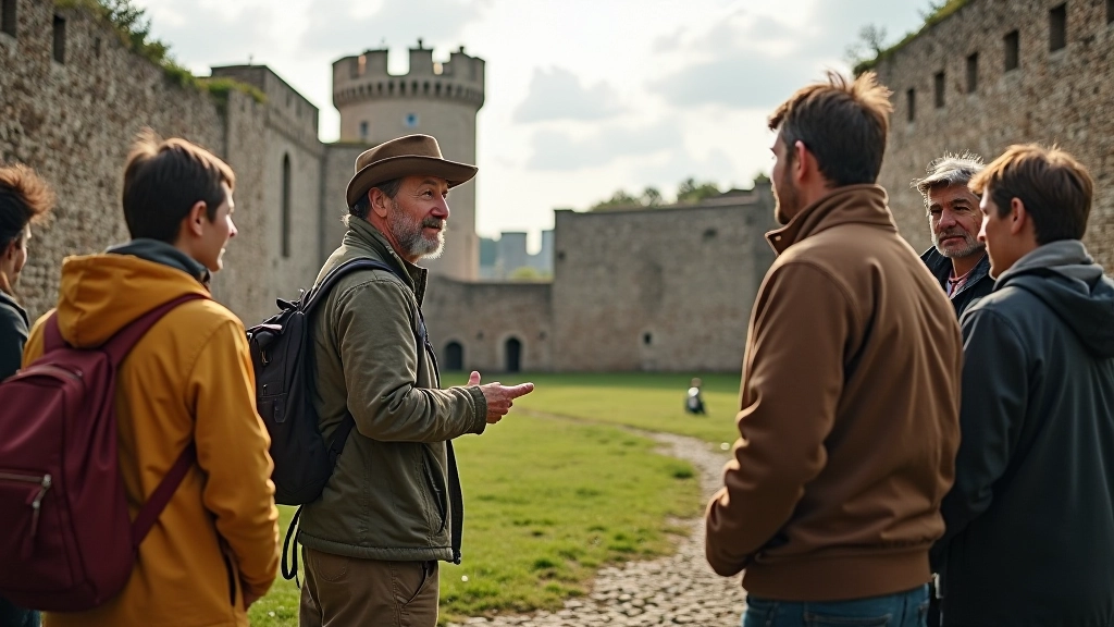 cardozone tour guide pointing